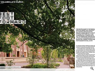 <p>The beating heart of Rutherglen now has added soul courtesy of a modest beautification project. Rising above its utility to frame the town hall is an otherworldly garden that is full of temptation, introducing a touch of the Renaissance to a neglected corner of Main Street.  Photography by Will Scott.</p>